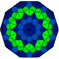 Quasicrystal Delaunay Graph