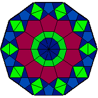 Quasicrystal Delaunay Graph